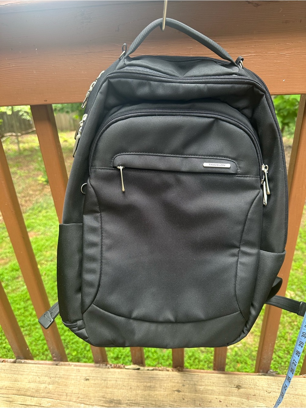 Travelon large black backpack